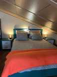 Quarto de casal completo verde turquesa