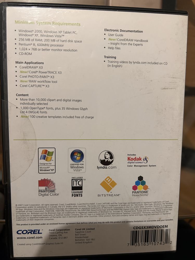 Corel DRAW X3 Graphics Suite