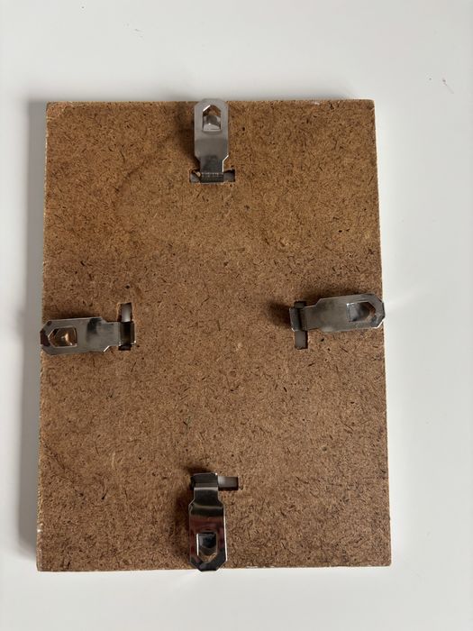 mała szklana antyrama ze szkłem ramka czarne  paspartu 10x15 13x18 cm