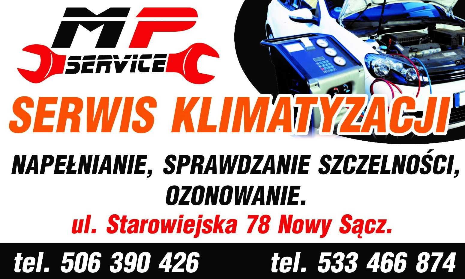 Klimatyzacja samochodowa,napełnianie, serwis, Nowy Sącz