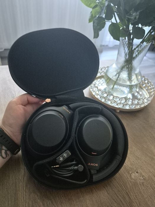 Słuchawki nauszne SONY WH-1000XM4B ANC Czarny