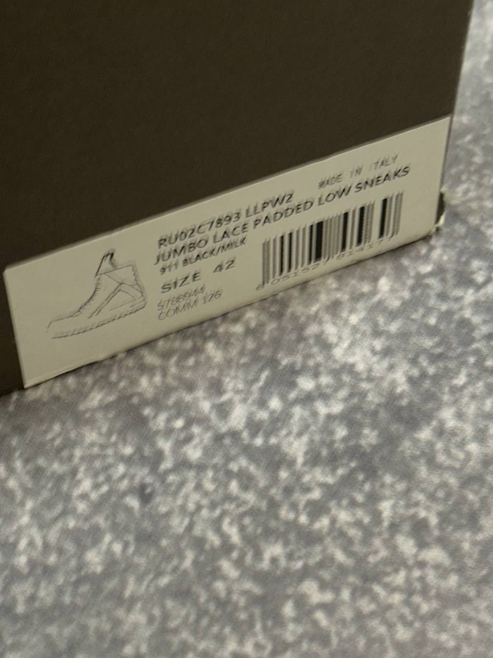 Rick Owens Megabasket Geobasket double bumper jumbo кеды кеди черные