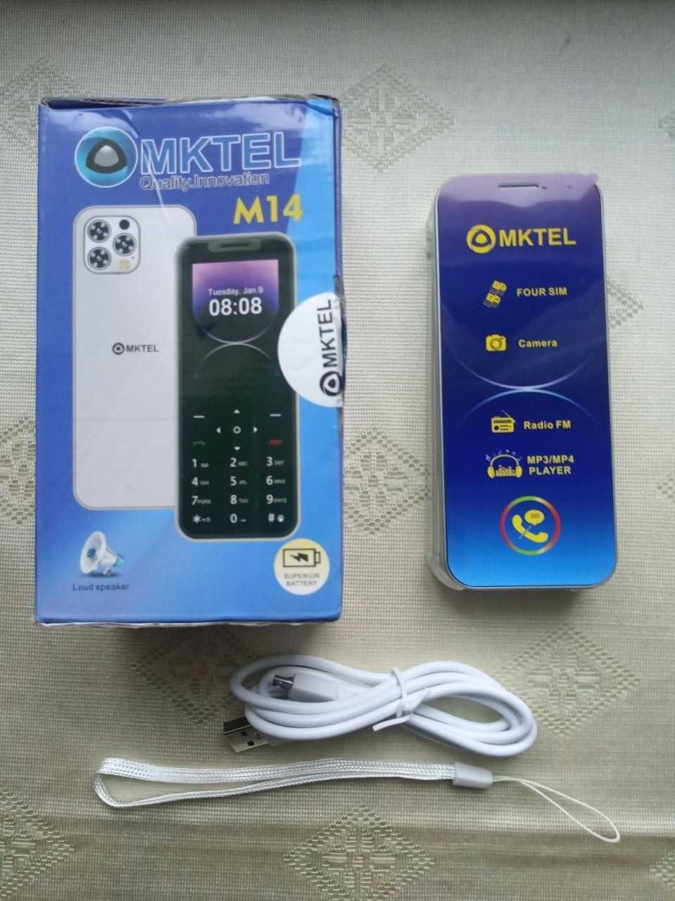 MKTEL M14 PRO MAX телефон на 4 сим карты