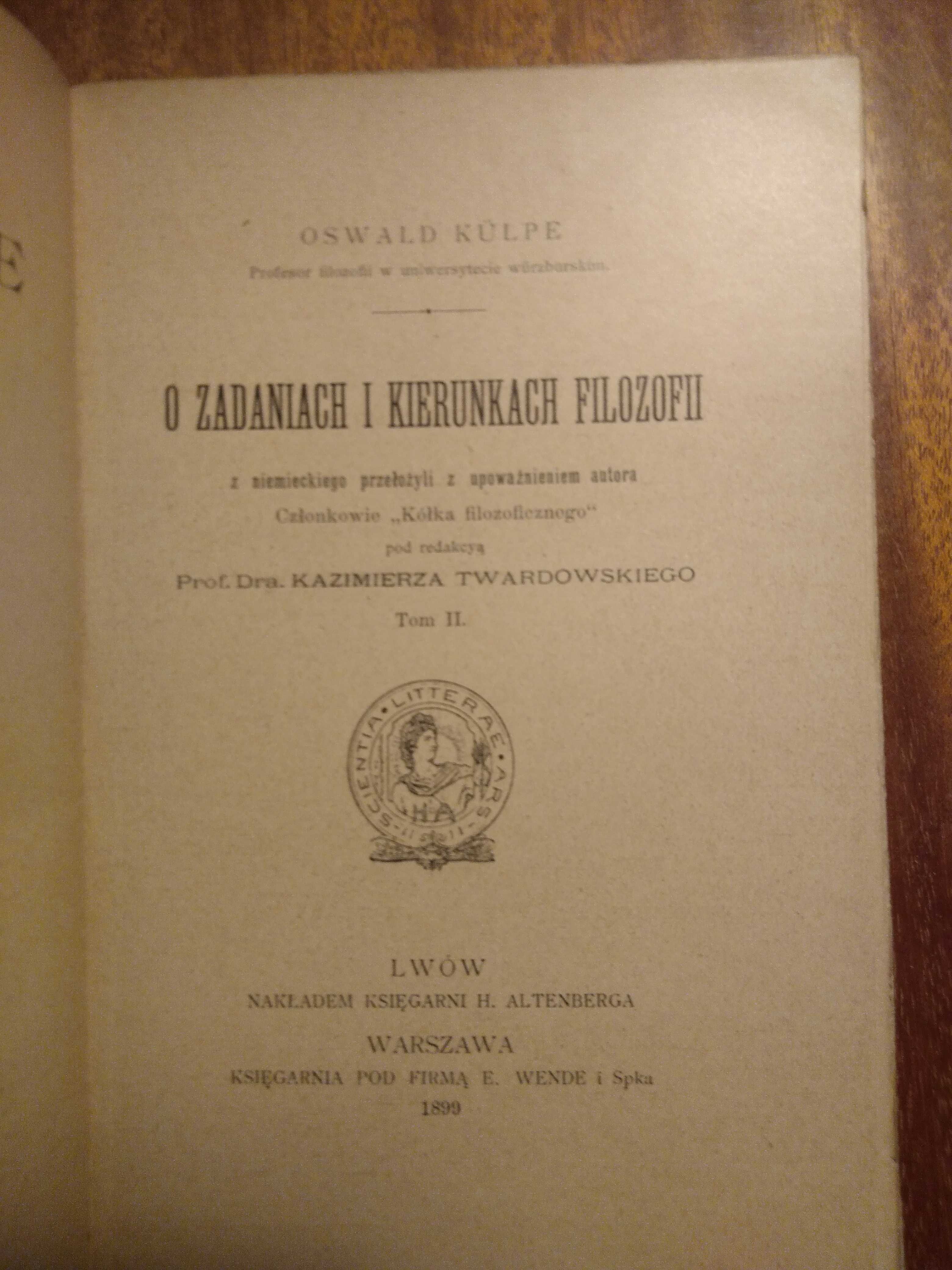 Kryt.lit. we Francyi+O zadaniach i kierunkach filozofii-współopr.-1899