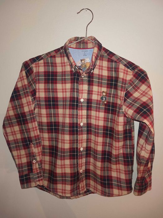 Koszula w kratę Tatuum Miś Uszatek 122-128