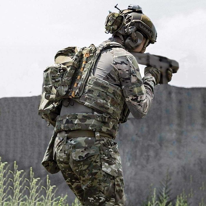 Бойова тактична сорочка  CARWORNIC бавовна Camo T розмір L