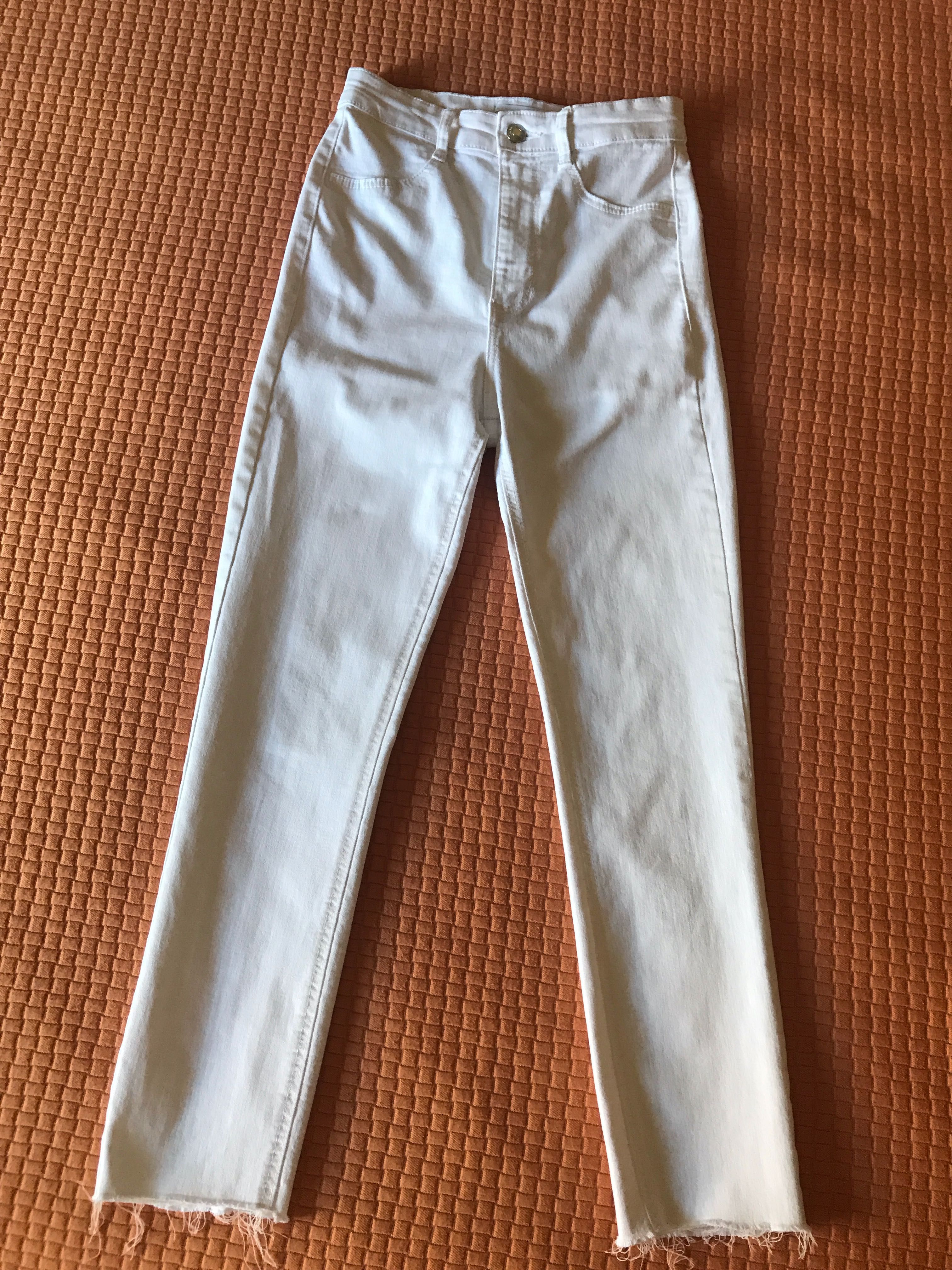 Calças brancas Skinny Jeans T.34 - Zara