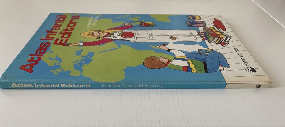 Livro Atlas Infantil Editora – Porto Editora (Anos 80)