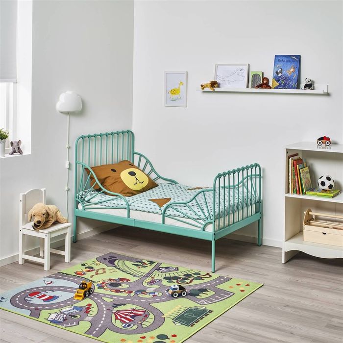 Cama MINNEN Ikea verde menta