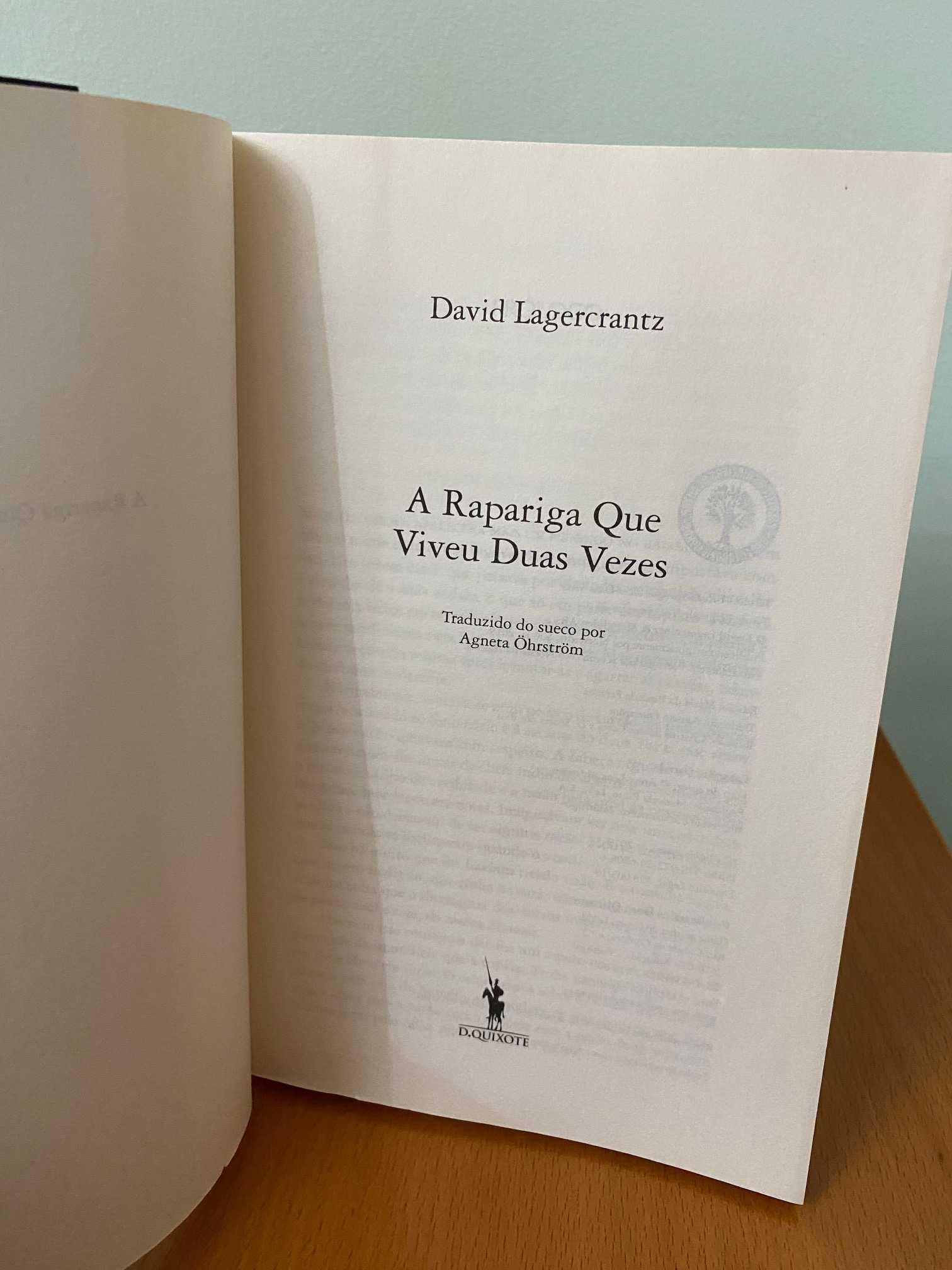 A Rapariga que Viveu Duas Vezes - David Lagercrantz