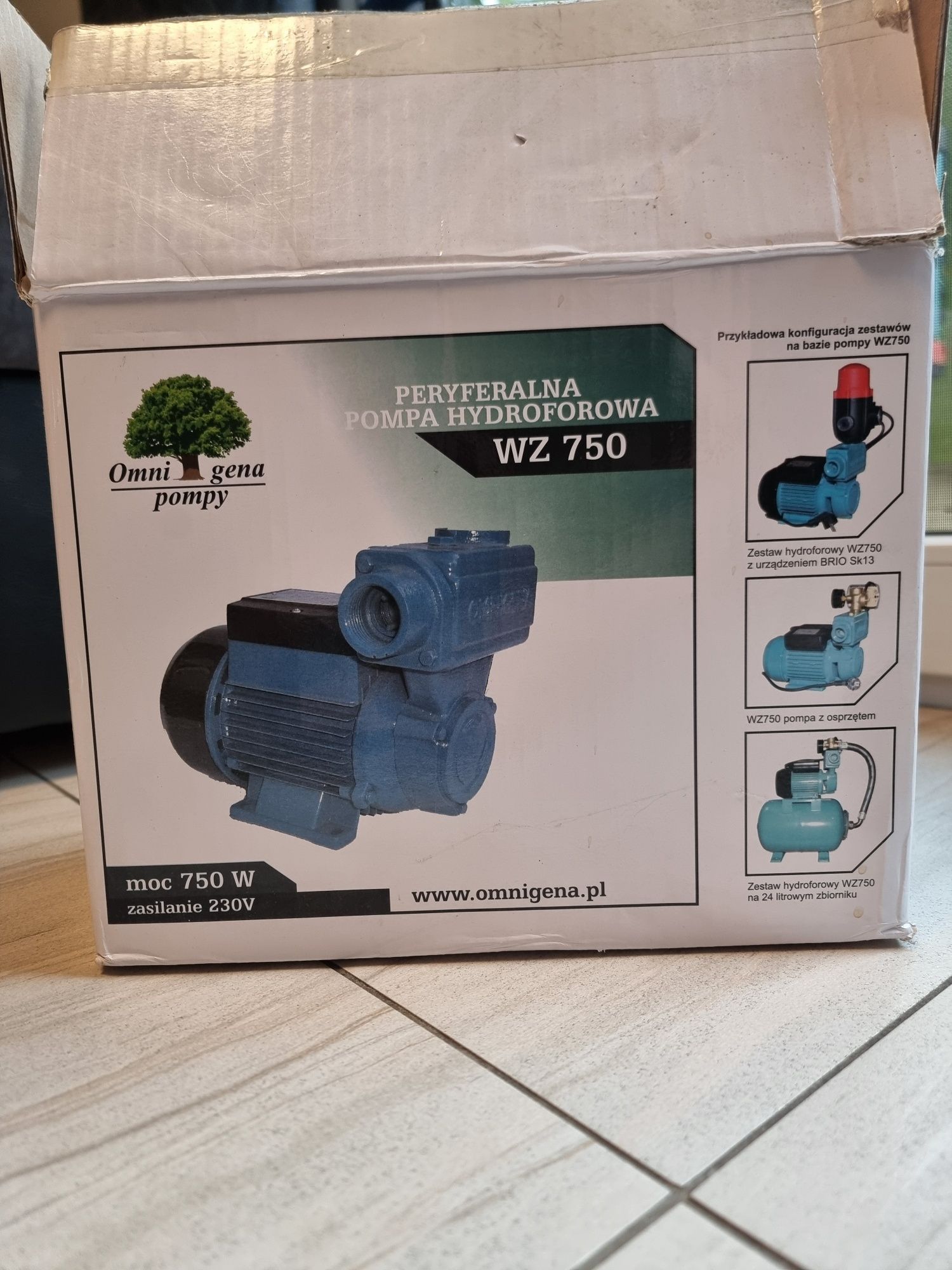 Pompa hydroforowa wz 750 wat do studni na 230V