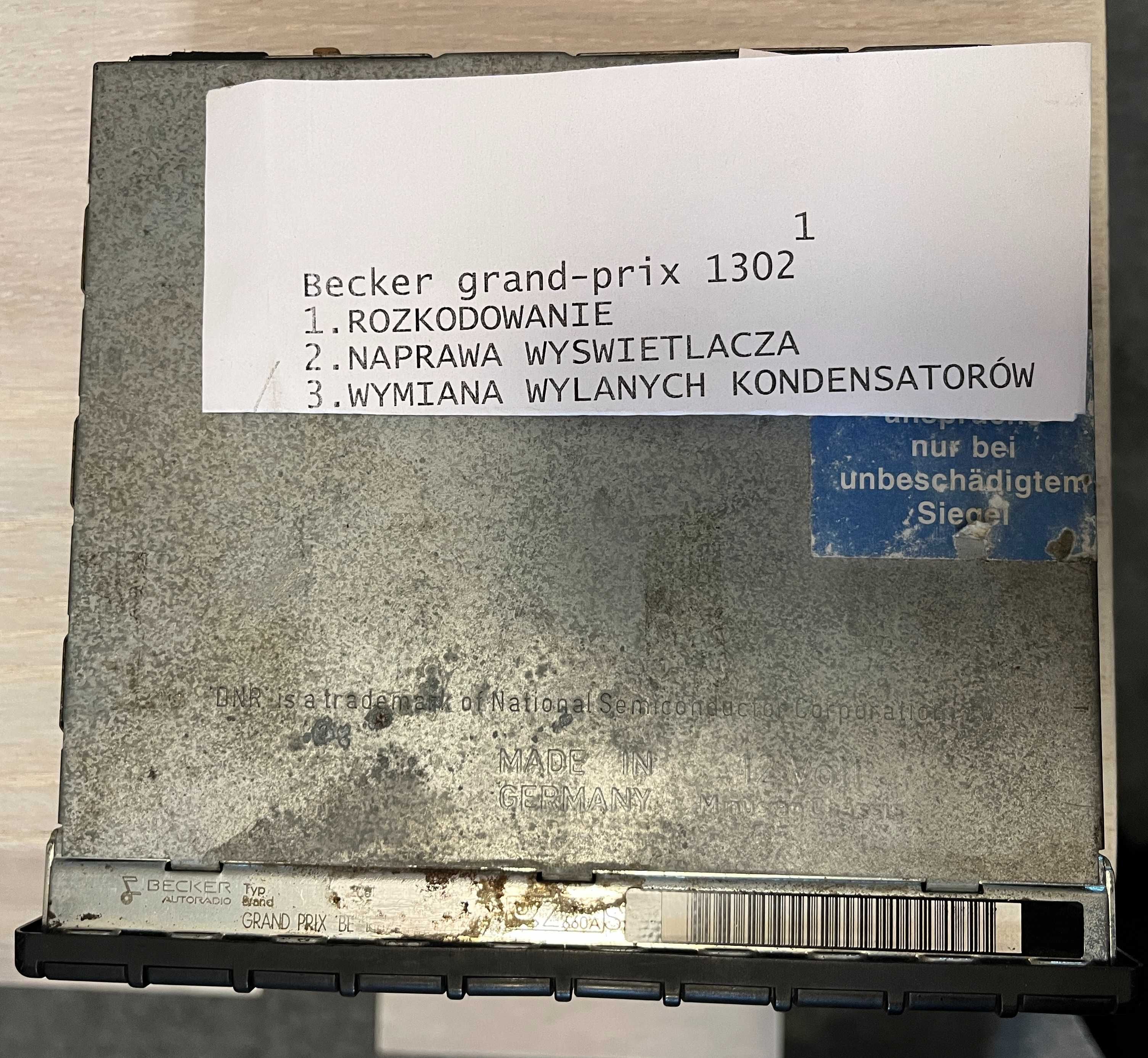 BECKER GRAND - PRIX 2000 BE 1302 Mercedes