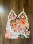 Ted Baker bieliźniany top koszulka nocna w kwiaty letnia z wiskozy S M
