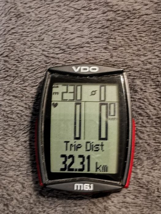 Licznik rowerowy VDO m6.1  D3  + kadencja + pas HR