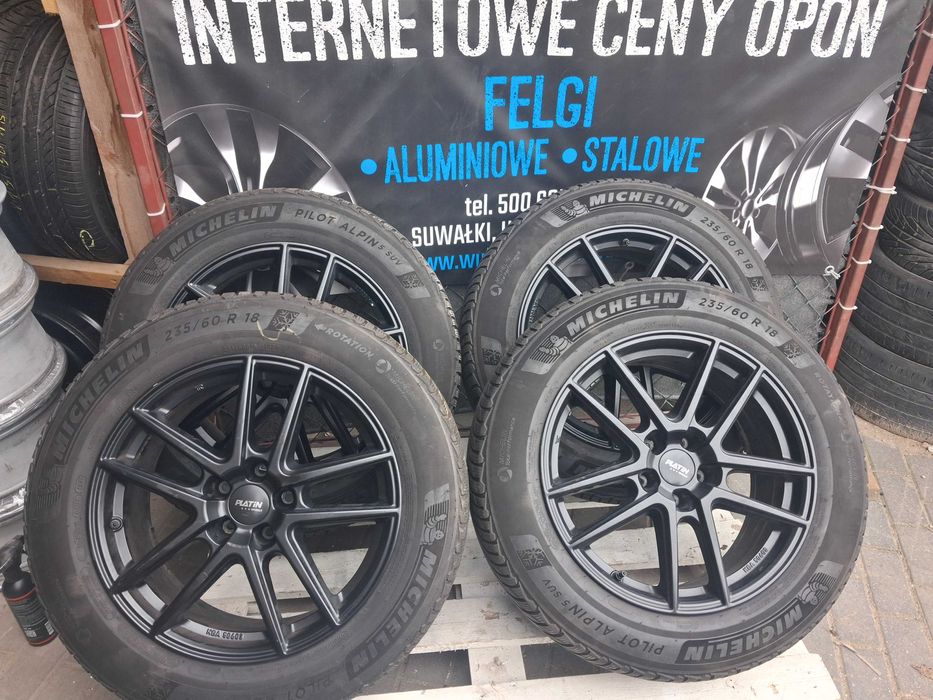 4x koła zimowe R18 5x112 Audi Q3 Q5 Q7 Bmw G01 G05 Vw Skoda Karoq Kodi