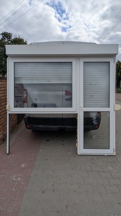 KR HAUS drzwi 236x236 balkonowe zestaw balkonowy z roletą POZNAŃ