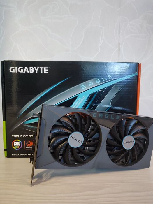 Відеокарти 3060ti 8 gb Gigabyte Palit