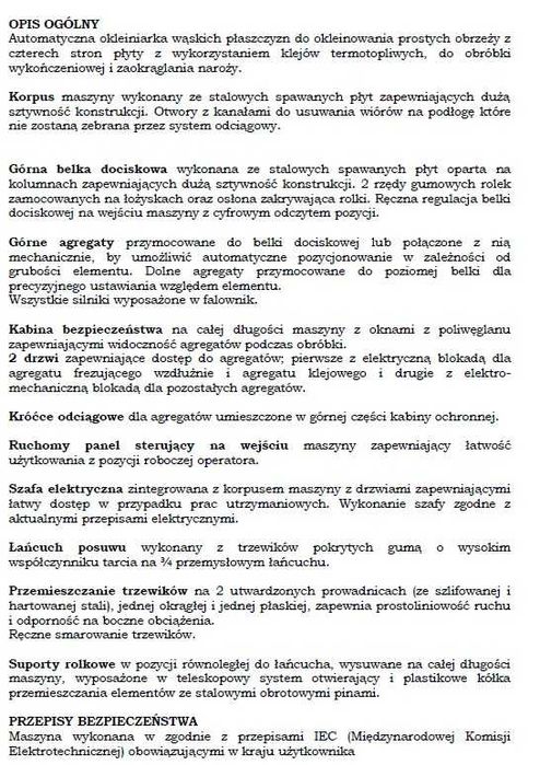 Okleiniarka SCM K560HP