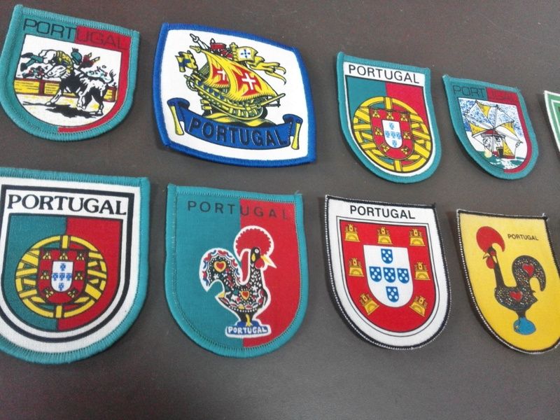 Patch emblema de Portugal - traje académico, colete motard