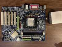 (Uszkodzona) Płyta główna (GA-K8NS) + procesor (Semp2800) + ram 512GB