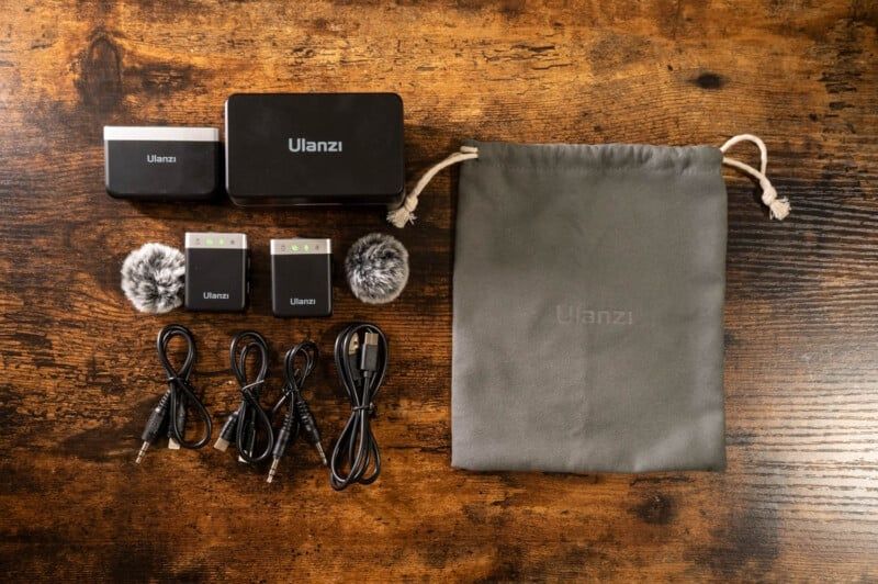 Microfone Duplo Wireless