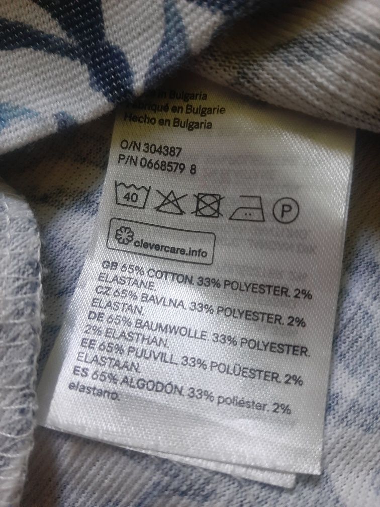 Sukienka H&M- wakacyjny, hiszpański dekolt XL/XXL, stan idealny