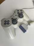 Kontroler Ps one Ps1 pad Dualshock  Sony Playstation Bialy Oryginalny