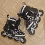 Czarno fioletowe rolki Rollerblade