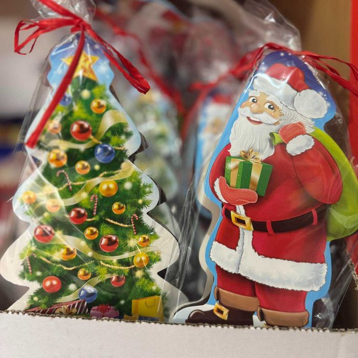 ОПТ Новорічні солодощі, цукерки, шоколад, кіндер, мілка, сладости