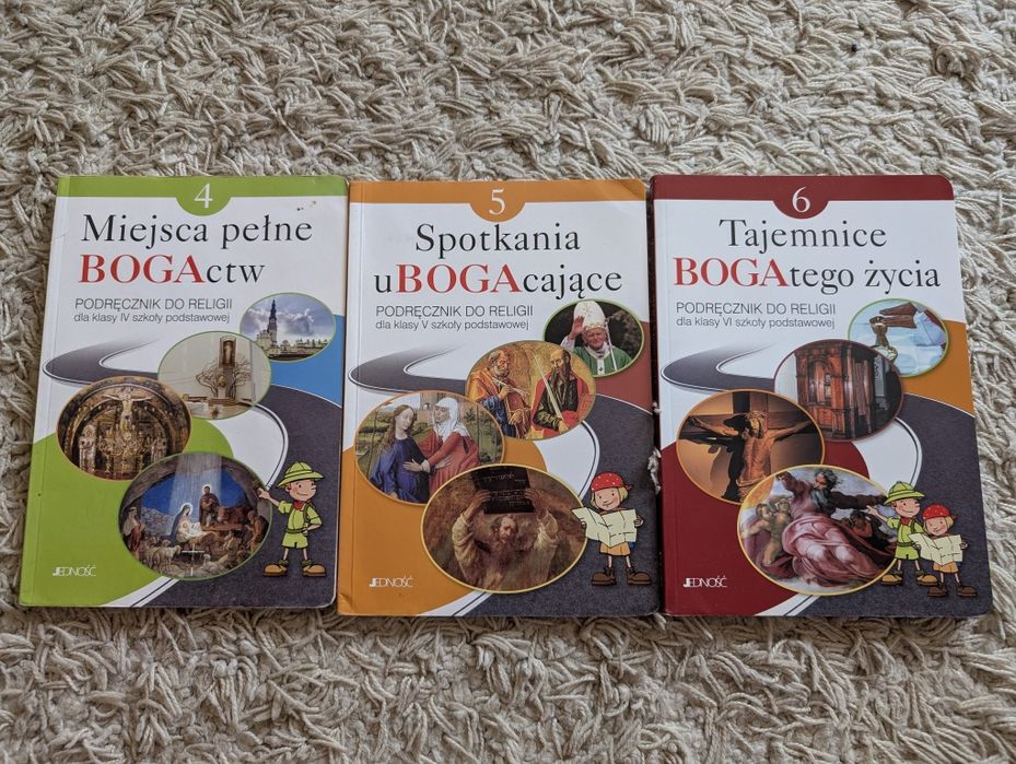 Oddam za darmo książki do religii 4-6