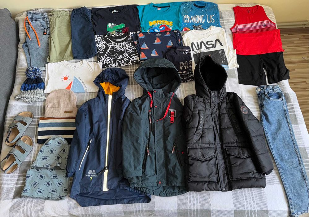 Набір речей для хлопчика, одяг H&M, джинси H&M, куртки для хлопчика