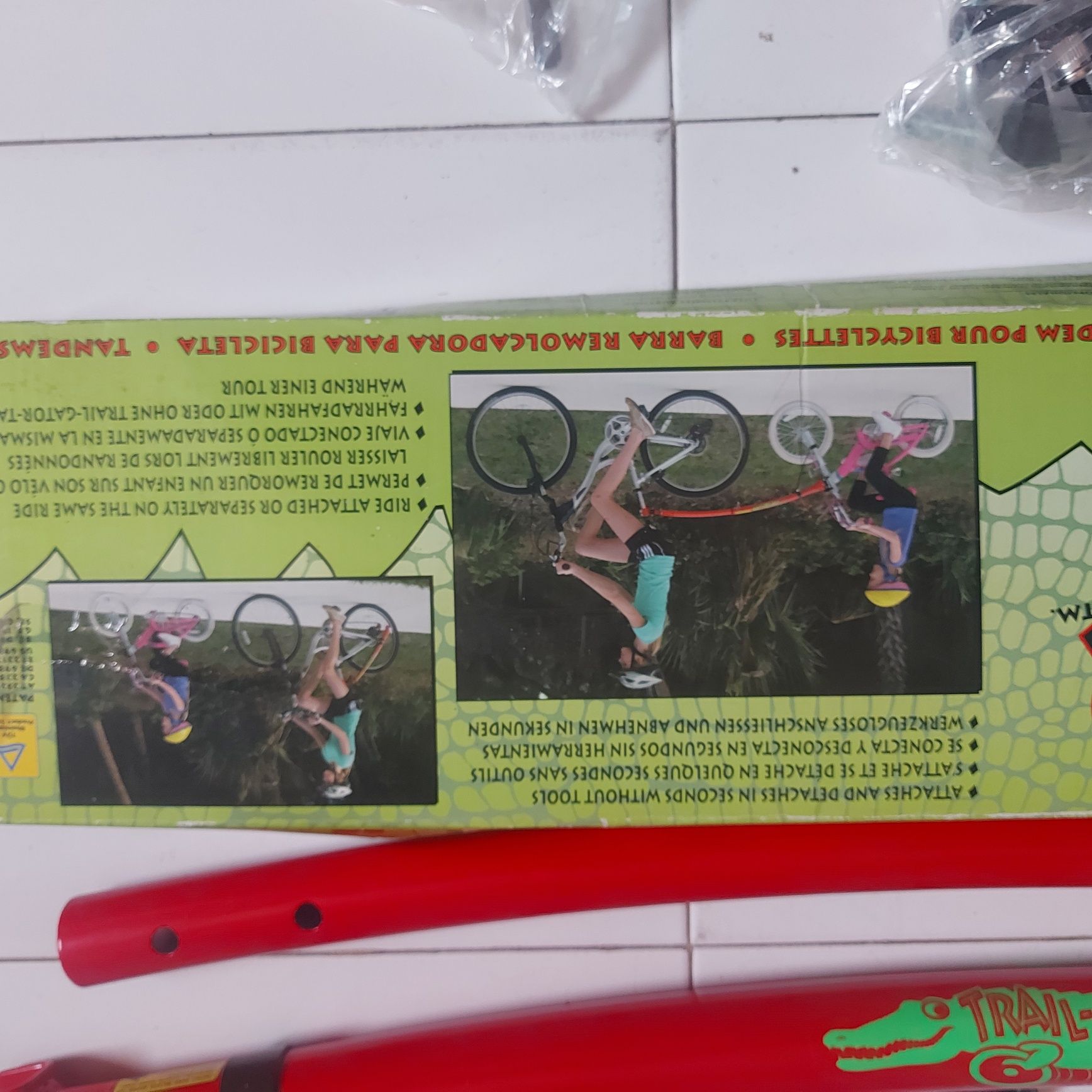 Reboque bicicleta criança