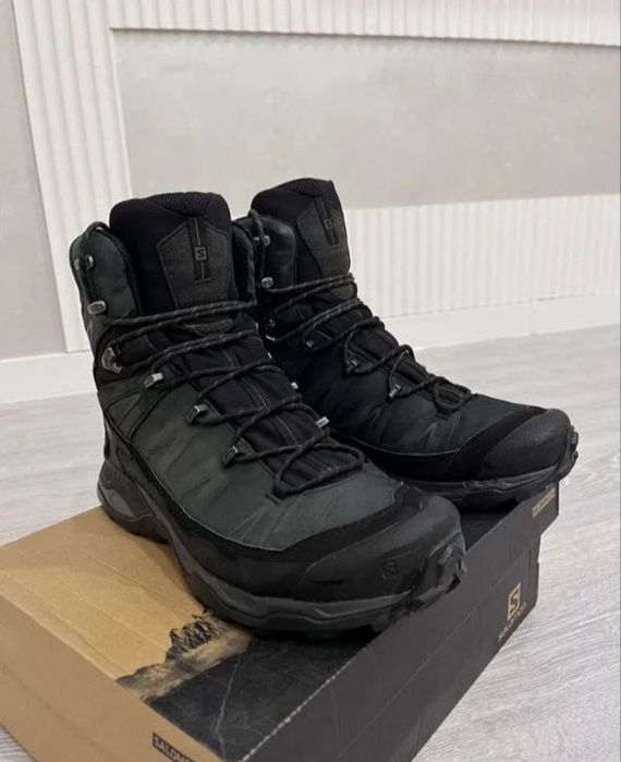 Трекинговые ботинки берцы Salomon Gore-Tex тактические кроссовки