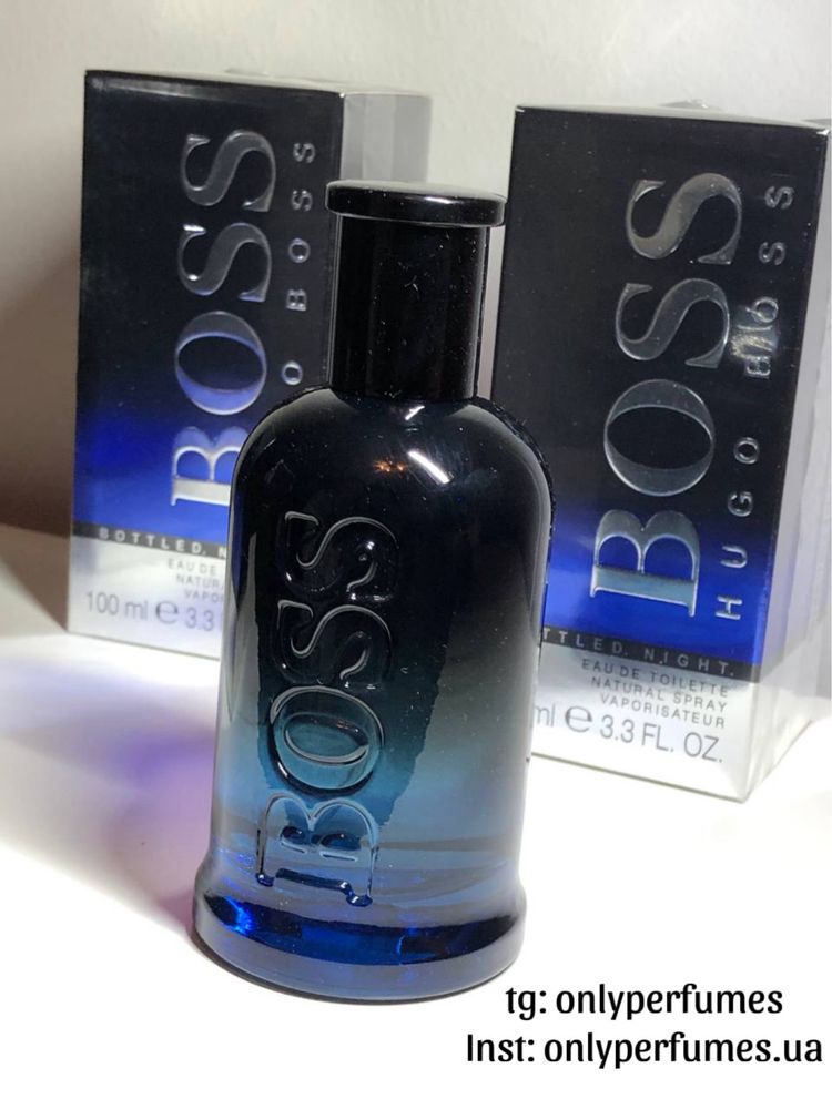 Чоловічі духи Hugo Boss Bottled Night. Мужские парфюмы Босс Боттлед