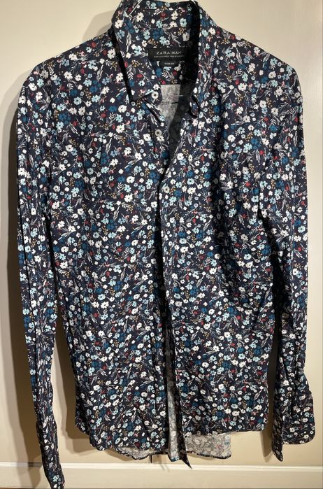 Camisa slim fit 40 Zara
