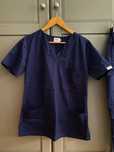 Granatowy scrubs damski M 38
