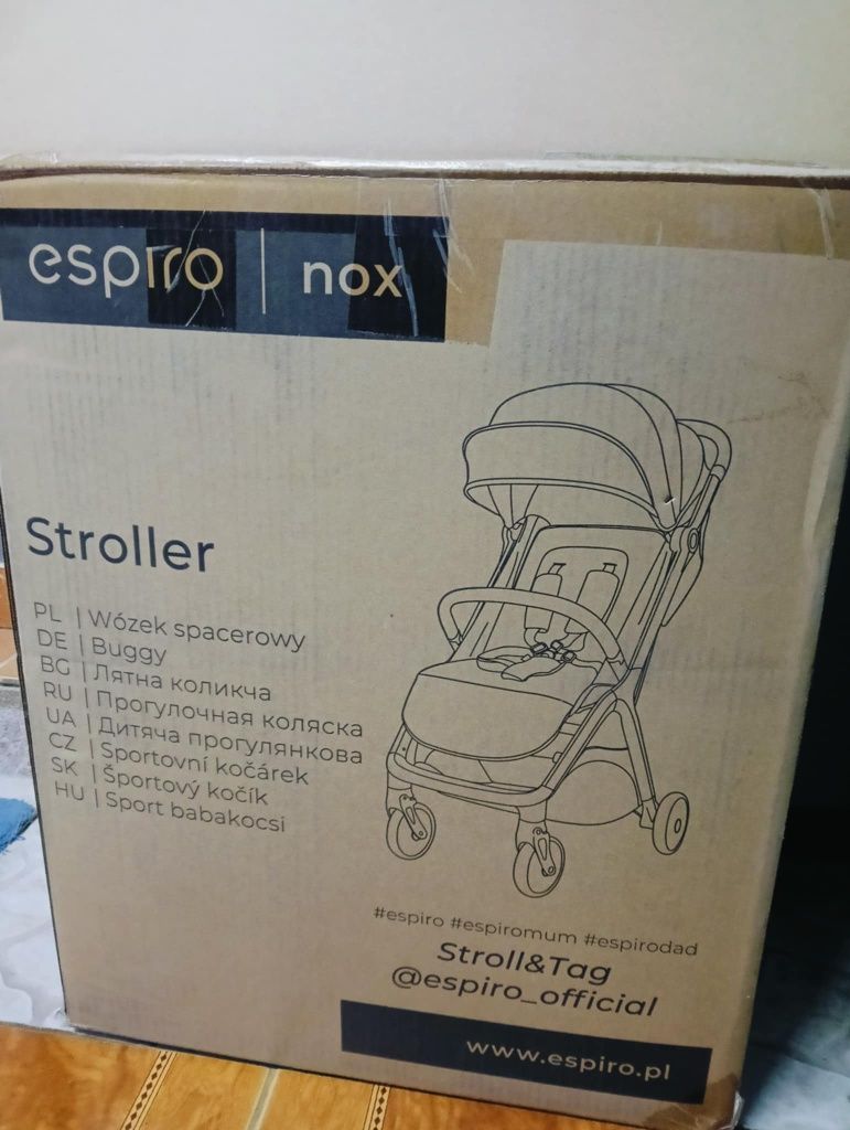 Wózek spacerowy espiro nox. Jak nowy