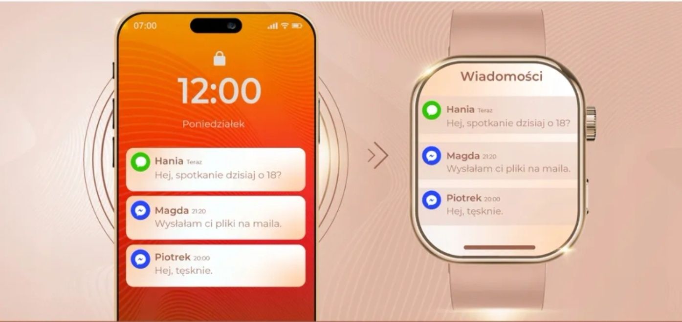 smartwatch zegarek damski z funkcją rozmowy sportzdrowie glukoza