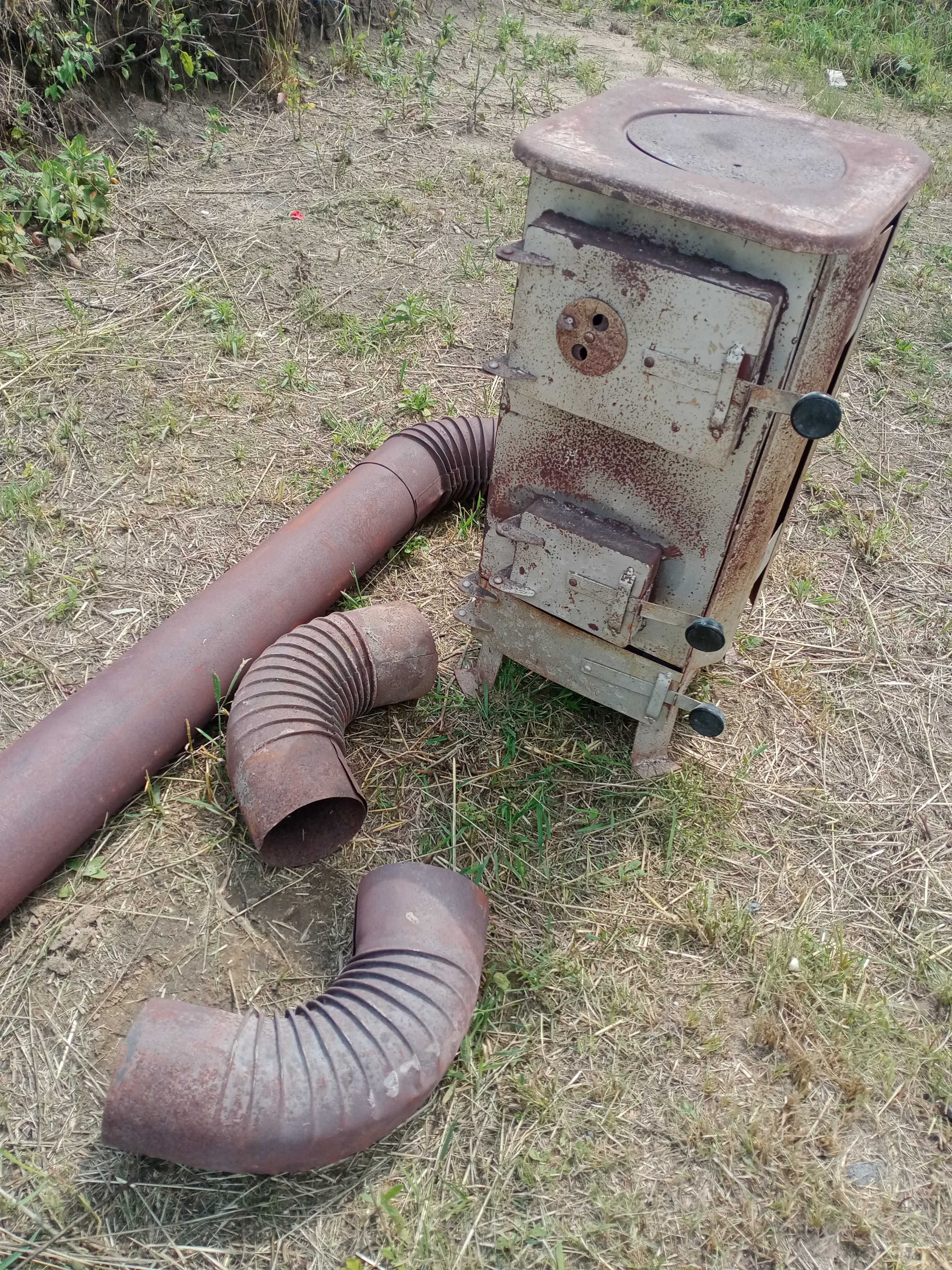 Piec typu koza, rury