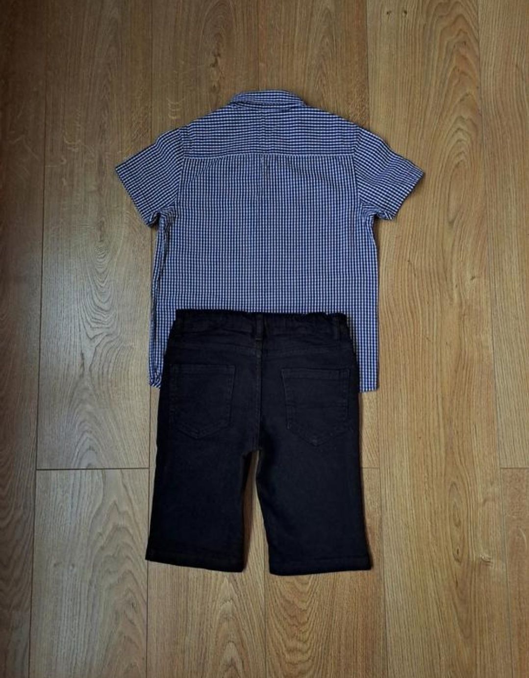 Летний набор для мальчика/шорты/тенниска/рубашка с коротким рукавом
