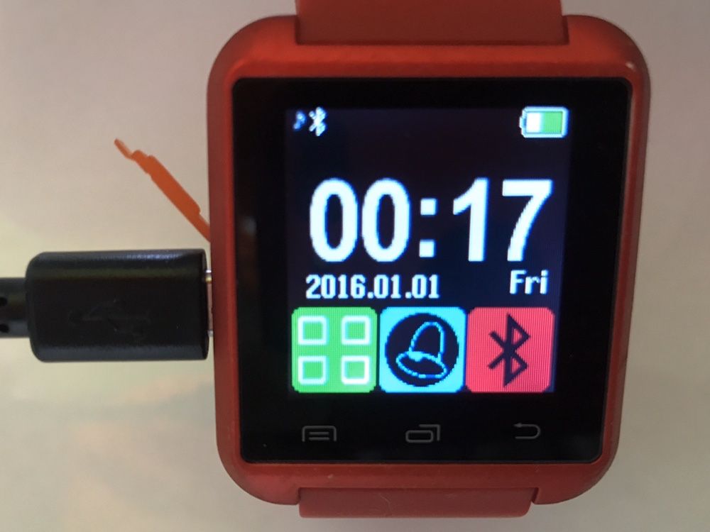 Smart Watch, incluindo 1 cabo micro usb