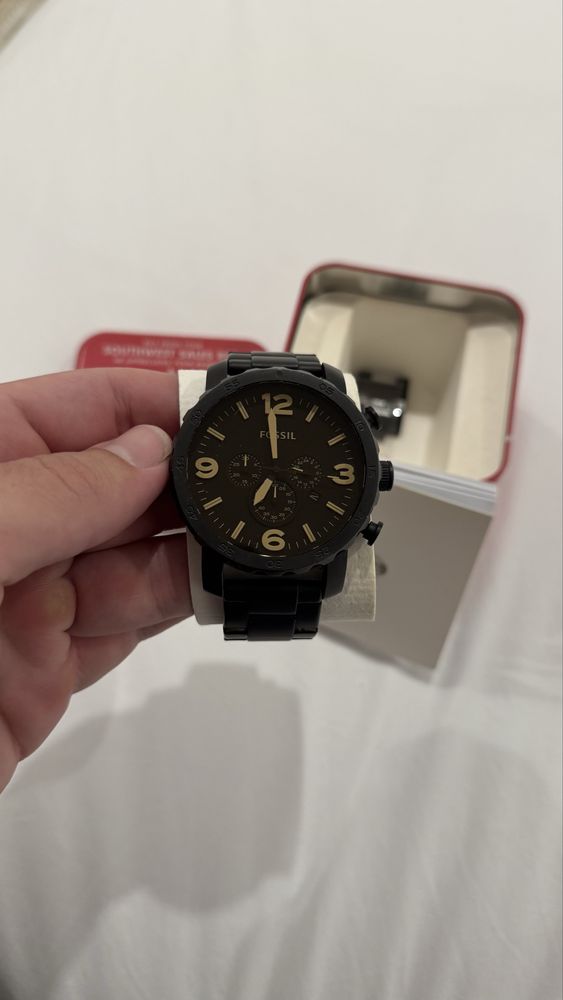 Relógio Fossil Nate Jr1356 Masculino – Cronógrafo Quartzo