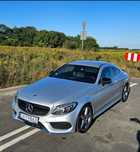 Mercedes-Benz Klasa C Mercedes C200 Coupe AMG Line, bezwypadkowy, czarny pakiet stylistyczny