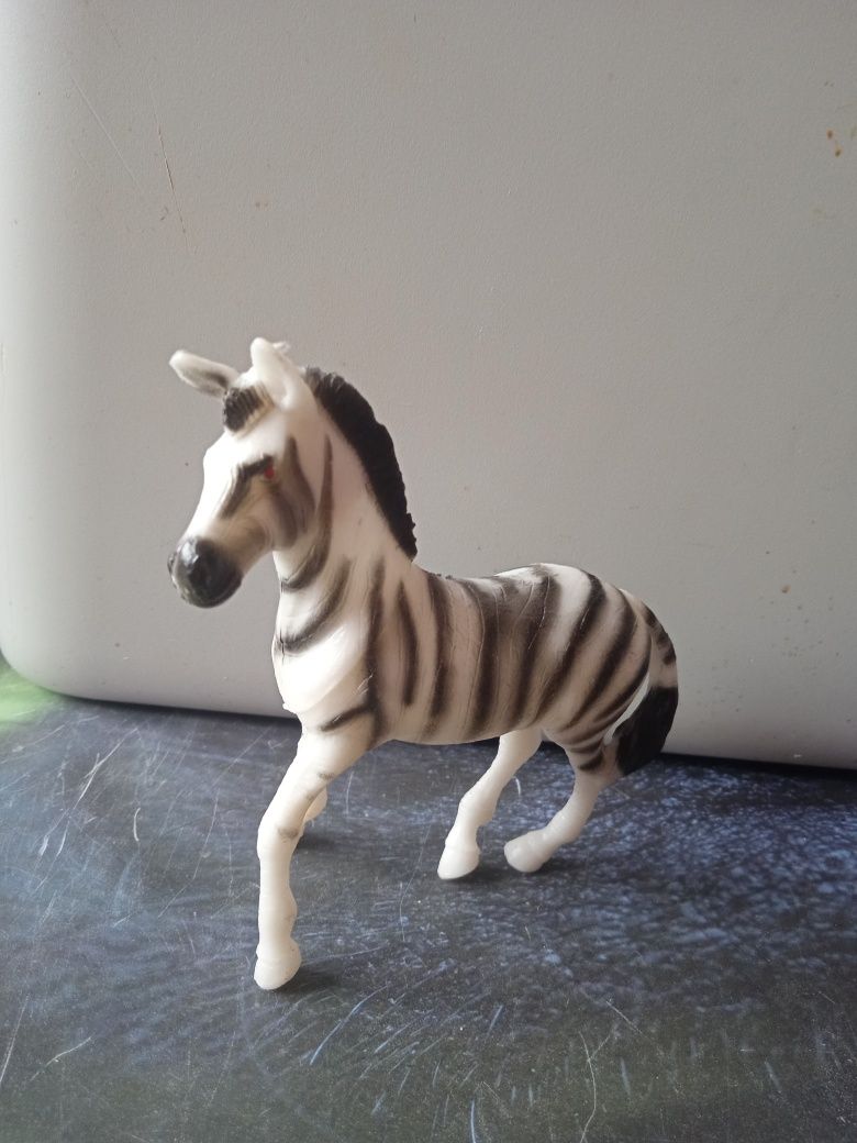 Zebra gumowa figurka