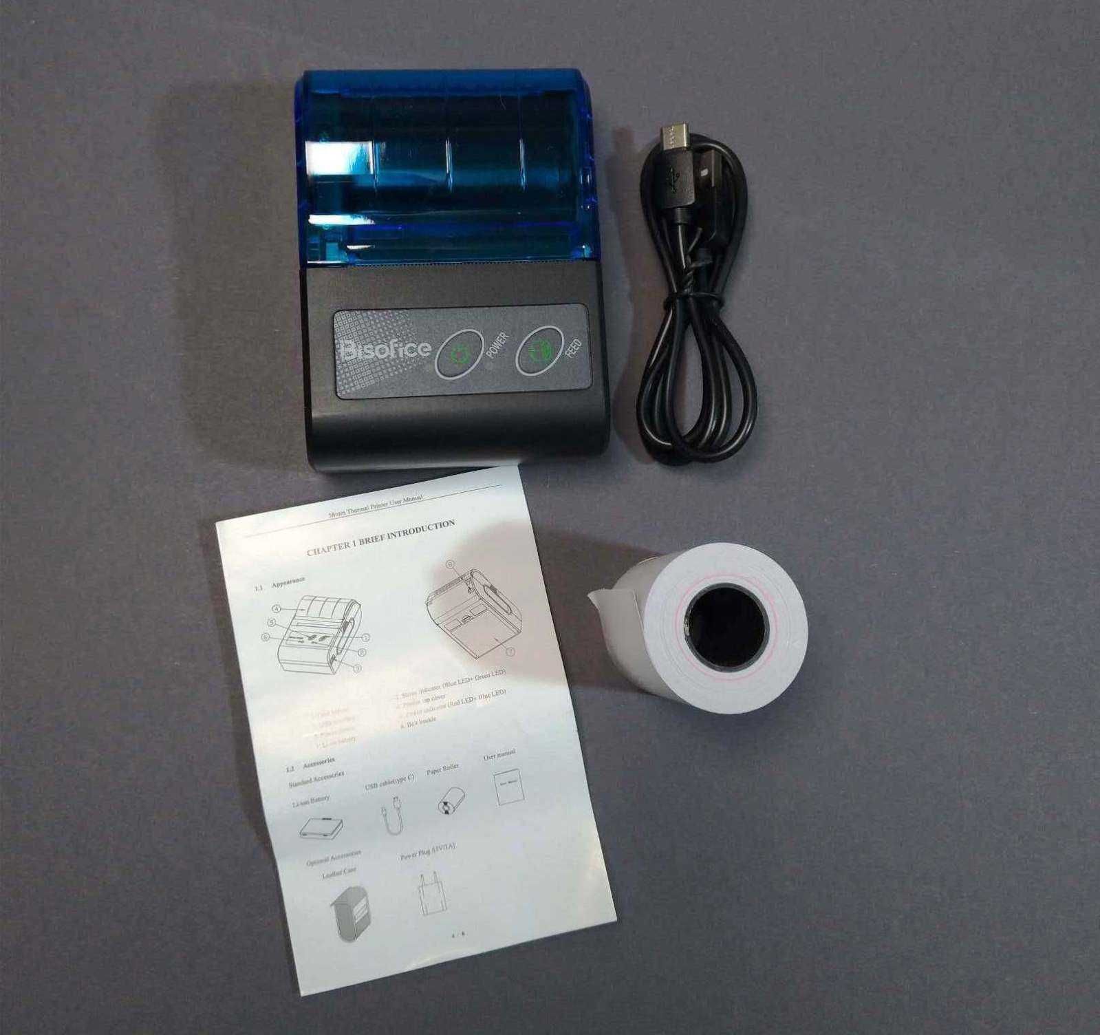 Термопринтер 58мм Bluetooth ZJ-5805DD новый