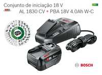 Bosch Pack 18V - Carregador AL 1830 CV + Bateria PBA 18V 4.0Ah W-C
