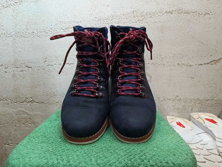 Męskie buty TOMMY HILFIGER OUTDOOR HIKING Detail BOOT r.42 skóra s.bdb