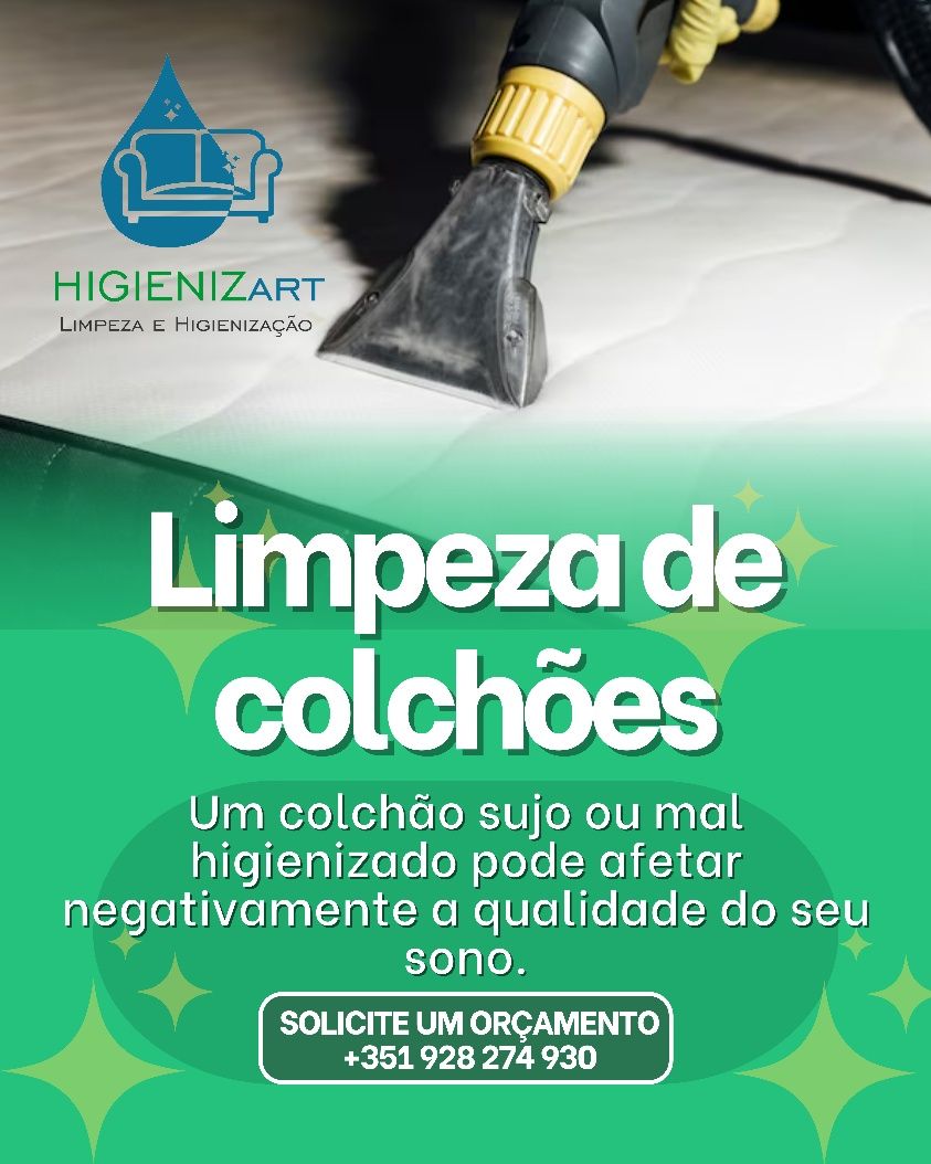 Limpeza e higienização de colchão