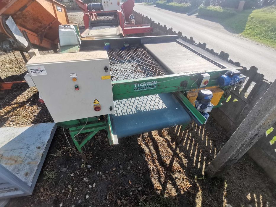 Sortownik obiegowy do ziemniaków, cebuli, buraczków firmy Tickhill Hai