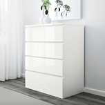Komoda Ikea Malm biały lakier (nie zwykly matowy). Stan bardzo dobry.